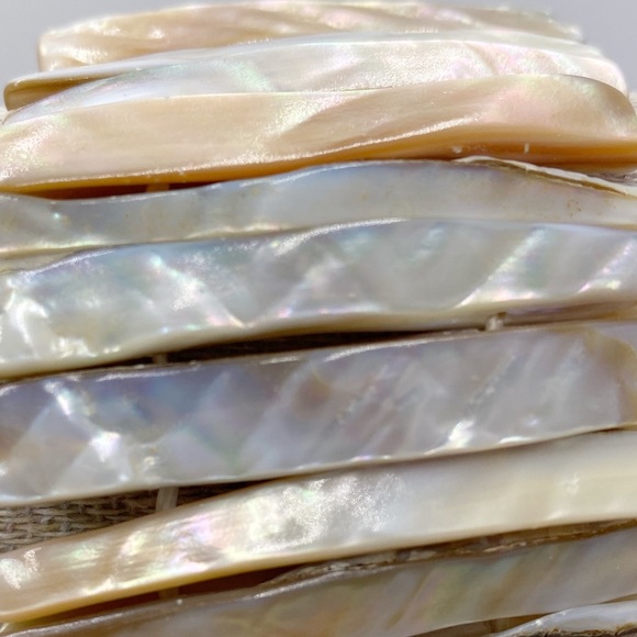 Mother of Pearl Abalone Shell Stretch Bracelet - Picture 8 of 9